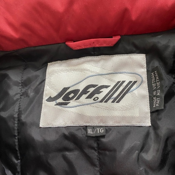 Vintage 80s 1990s JOFF Burgundy Red Ski Jacket - Picture 3 of 9